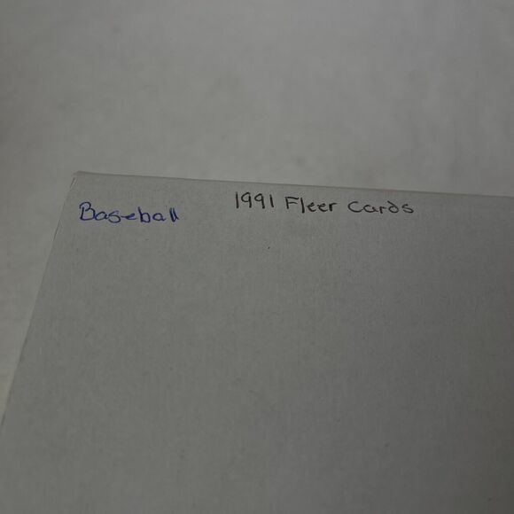 1991 Fleer Set Box Unsure if Complete - Picture 2 of 3